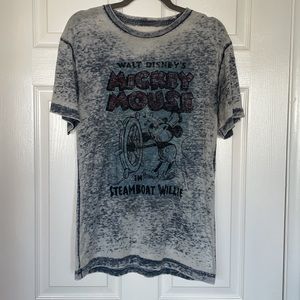 Disneyland Walt Disney’s Mickey Mouse in Steamboat Willie T-Shirt